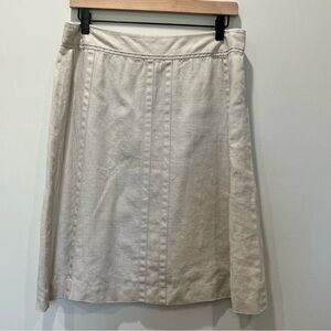 100% Linen Ann Taylor Pencil Skirt